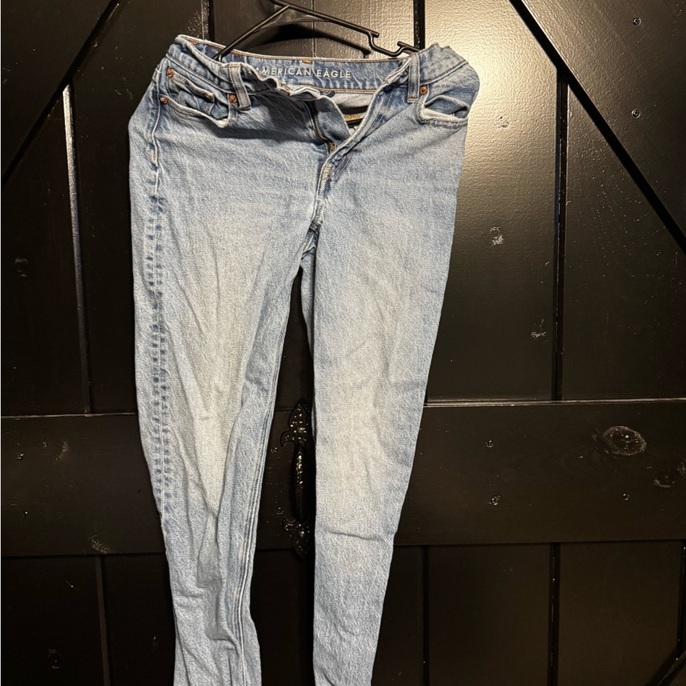 American Eagle Outfitters Blue Skinny Jeans Light Wash